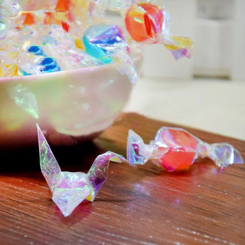 绚丽的七彩糖纸 包装出多彩的美丽生活