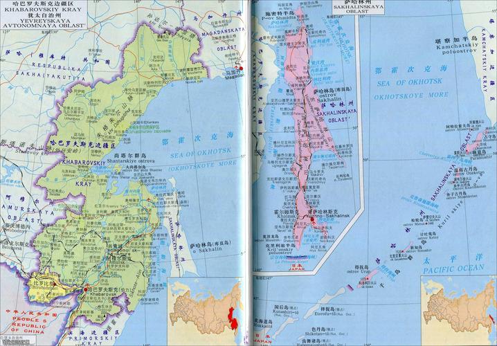 哈巴罗夫斯克边疆区犹太自治州俄罗斯地图库