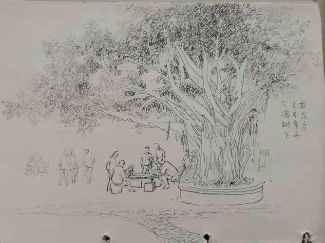 中国东北雪书画艺术研究院画家吴世君速写作品欣赏(二)