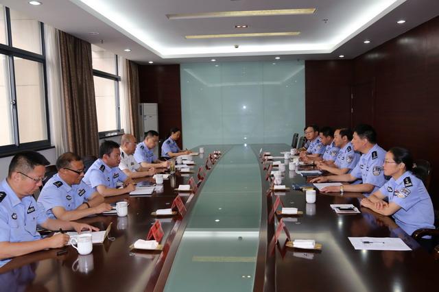 张健同志带队赴省委党校公安机关调研服务保障工作