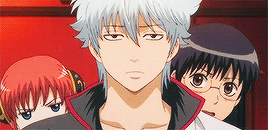 gif#银魂#一直掉节操,第四季才刚开始就连羽毛球王子都不放过!