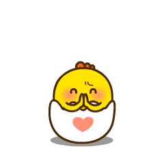 破壳小萌鸡表情