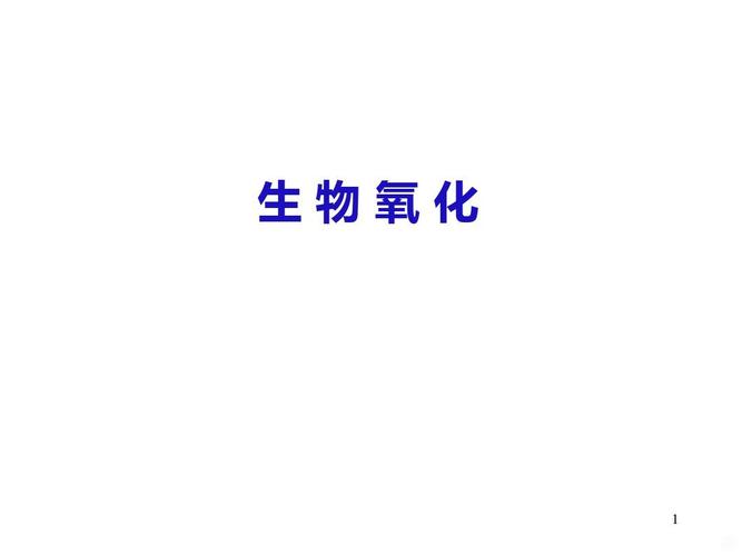 大学生物化学生物氧化ppt课件