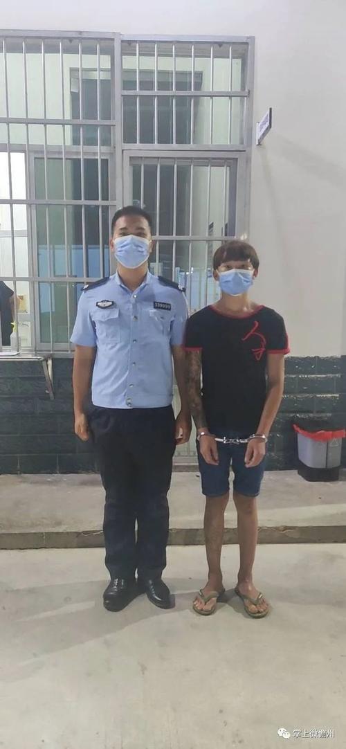 儋州市公安局光村海岸派出所抓获盗窃嫌疑人一名