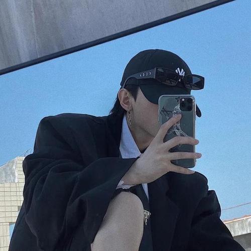 超酷男生头像:仔细看3,像不像嘴巴嘟嘟?