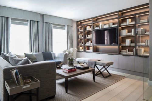 2022客厅多功能储物电视柜装潢设计_装信通网效果图