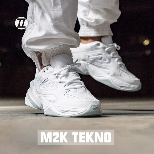 耐克nike m2k tekno纯白复古运动老爹鞋跑步鞋av4789