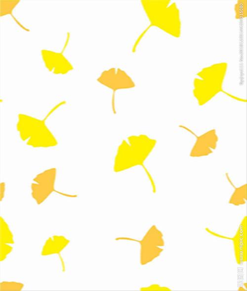 无缝拼接银杏叶图片