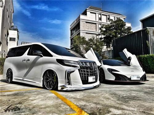 丰田埃尔法30系低姿态案例 airbft气动悬挂改装效果展示