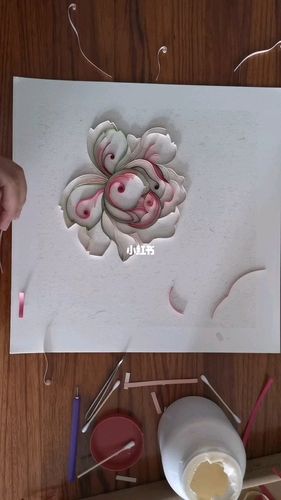 衍纸牡丹_衍纸_牡丹_端午_端午小长假_兴趣爱好_手工