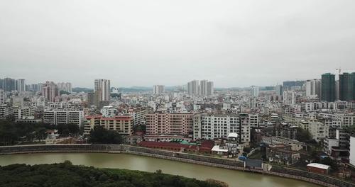 航拍广东省茂名市高州市_4096x2160_高清视频素材下载