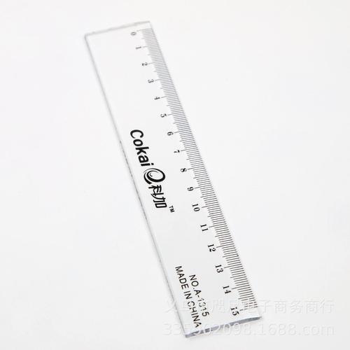 【厂家批发】30cm塑料透明直尺 考试直尺子测量学生文具刻度尺子