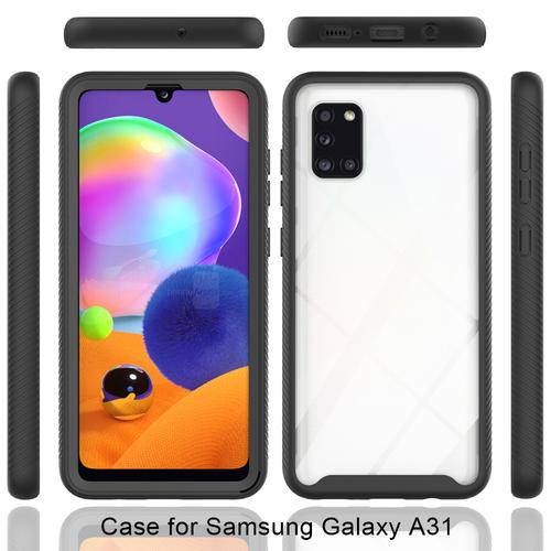 适用于三星 a31二合一星空带彩点防摔手机壳带屏保保护套