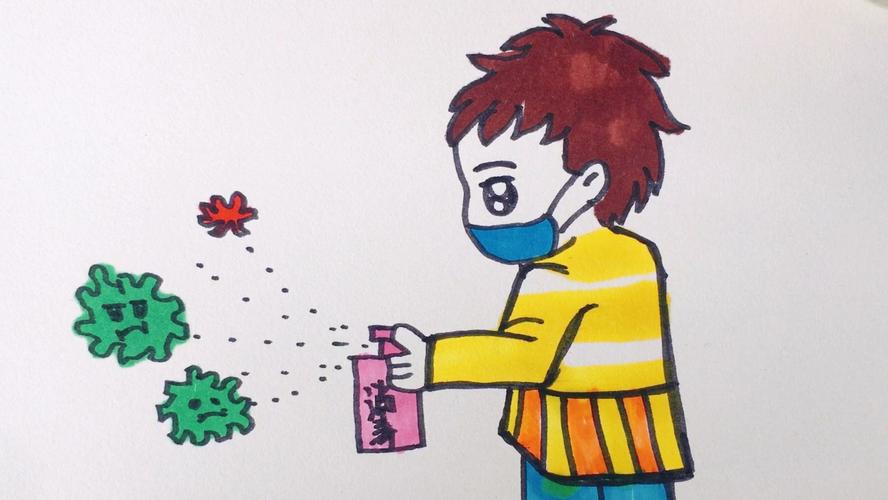 简笔画基础大全,勤洗手勤消毒