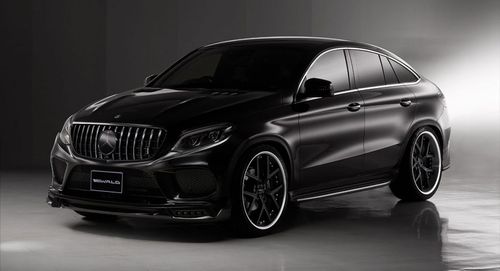 latest blacked-out mercedes-benz gle coupe is not a black bison