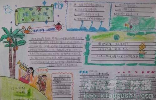 种植核桃的手抄报 爱的手抄报