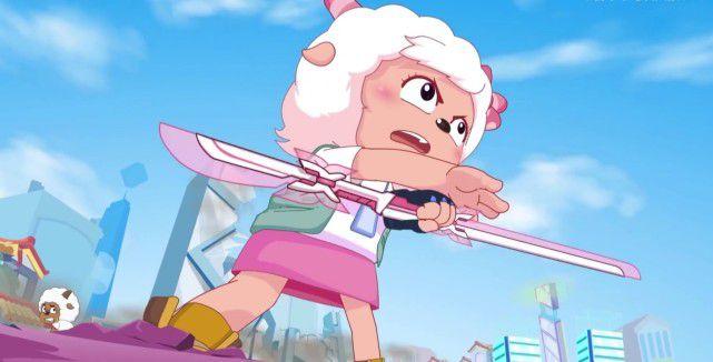 喜羊羊未来美羊羊手持双刃双刃可拼接在一起花样繁多