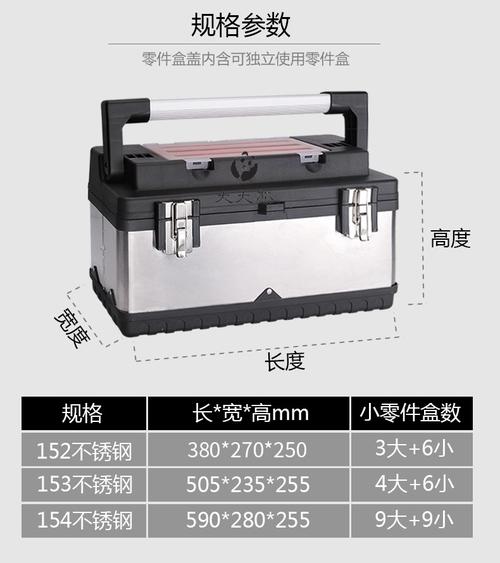 五金工具箱家用铁多层中号小号多功能车载铁皮手提式箱子金属维修