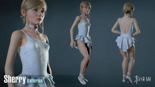 52220生化危机2重制版雪莉芭蕾舞服装mod837m2020