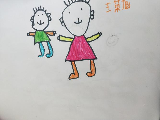 大一班毕业季,绘画-《幼儿园里美好的一天》