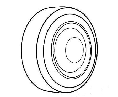 轮胎简笔画怎么画?简单的轮胎的画法