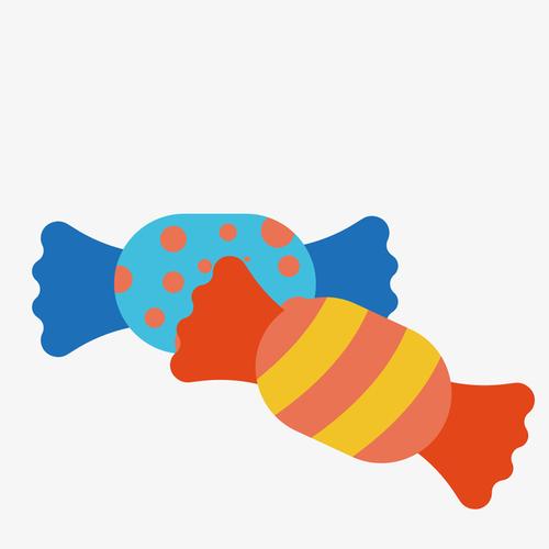 卡通糖果设计矢量图