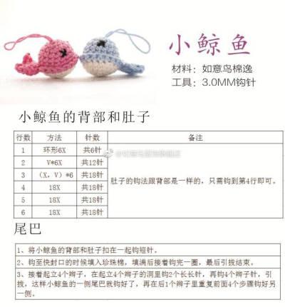 小鲸鱼挂件