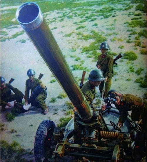 金门炮战时的56式160㎜重型迫击炮