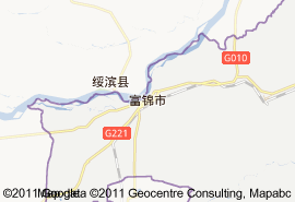 富锦市地图