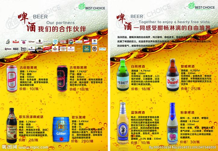 啤酒促销海报图片