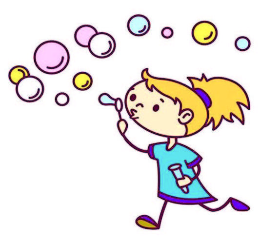吹泡泡