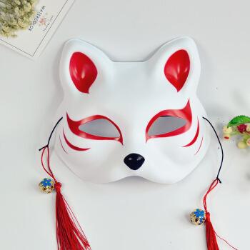 猫脸面具的动漫女生头像图片简笔画