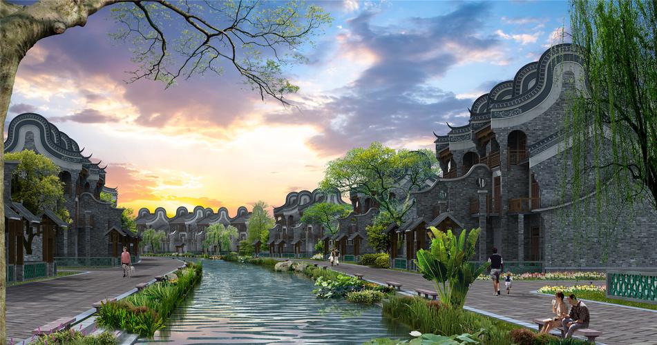 广东岭南水乡特色小镇