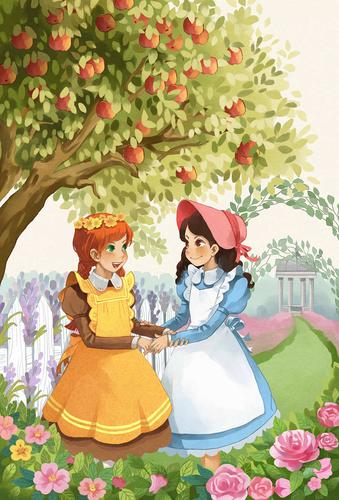 《绿山墙的安妮》(anne of green gables)系列插图全