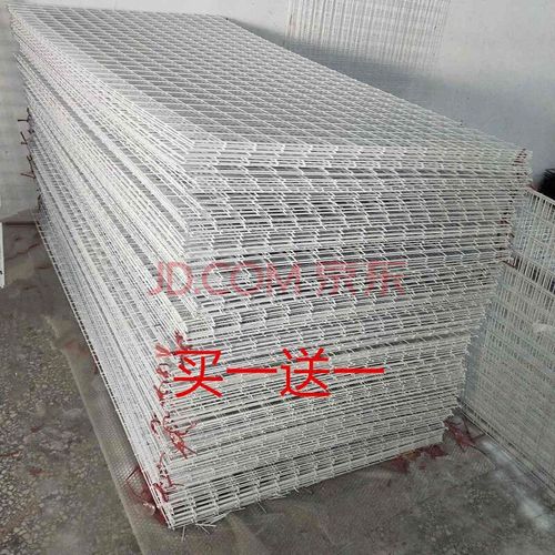 白色铁网格子网片网格挂钩围栏超市货架铁丝网手机壳饰品展示架幼儿园