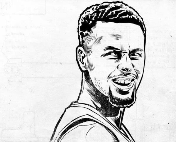 组图:国外网友制作的一组nba球星炫酷漫画头像,你喜欢吗?