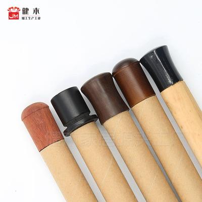 健木 高档黑檀实木国画轴头 书画装裱材料轴头卷轴实木花梨木画轴