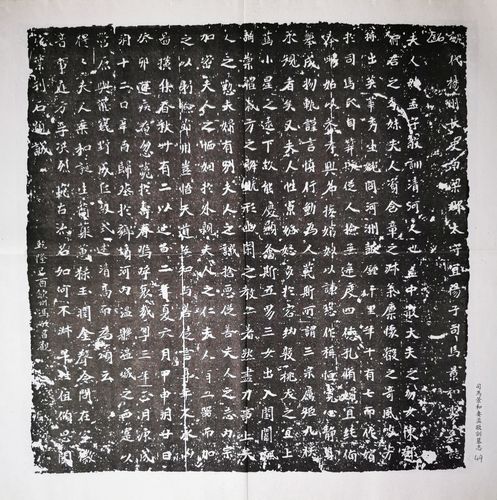 司马景和妻孟敬训墓志铭49