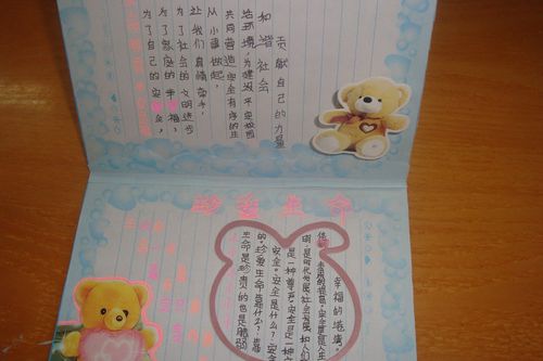 安全幸福卡 - 蒸湘区立新小学六一班 - 一路书香伴我行