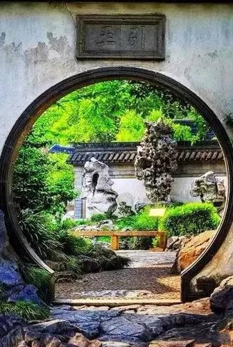 中式美学·园林门洞