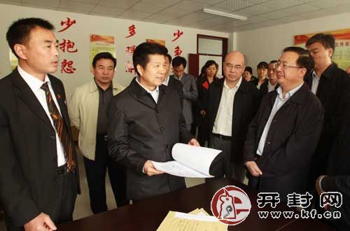祁金立赴兰考调研基层党建工作_开封网