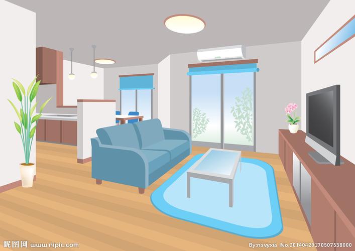 卡通客厅设计图片