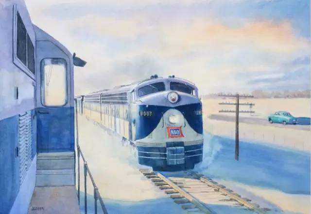 水彩大全180画火车的chrisoldham