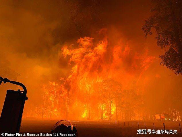 澳洲两大山火即将合体,50度高温,1万公顷土地灰飞烟灭!情况彻底失控