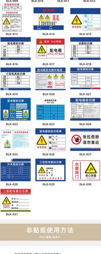配电箱安全标识牌车间工地标示一级电源柜有电危险用电责任卡提示