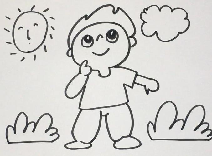 怎么样画男孩子