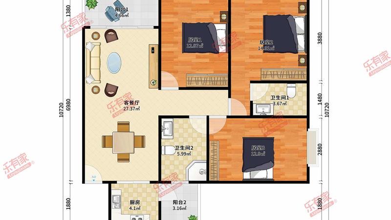 新时代花园户型图