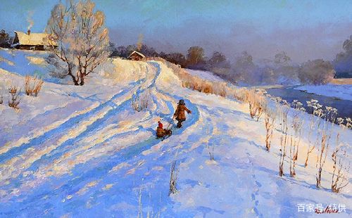 好像只有俄罗斯艺术家能把雪景描绘得如此美妙:德米特里·莱文