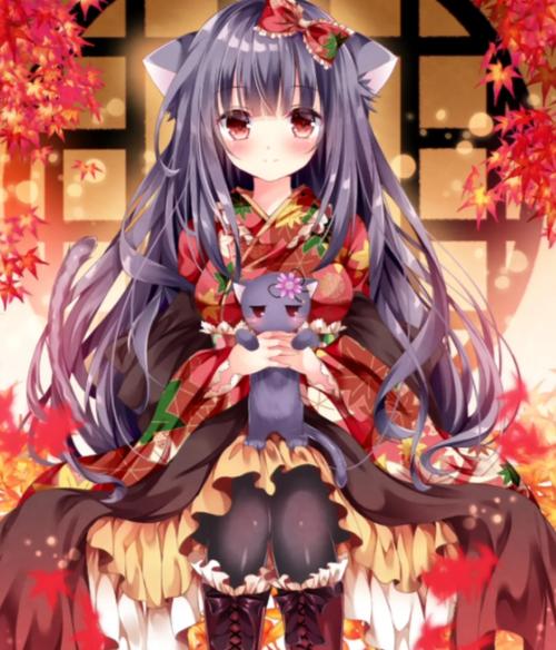 二次元猫耳少女高清唯美大图,每张都适合做壁纸