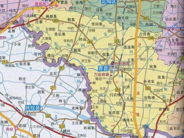 定陶区,曹县,民权县曹县北接山东省菏泽市牡丹区,定陶区,东邻成武县